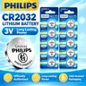 Philips CR2032 3V Coin Cell Batterys Lithium Button (5/10/20/50 Pack),Long-Lasting Power with 10 Year Storage, Leak-Proof & Child-Safe Packaging for Car Key Fobs, AirTag, Remote , Walkie Smart Locks and Household Electronics