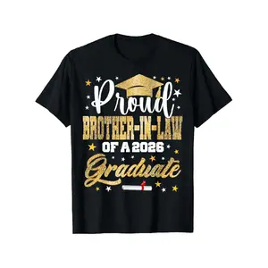 Proud Brother-in-Law of 2026 Graduate Awesome Family College T-Shirt