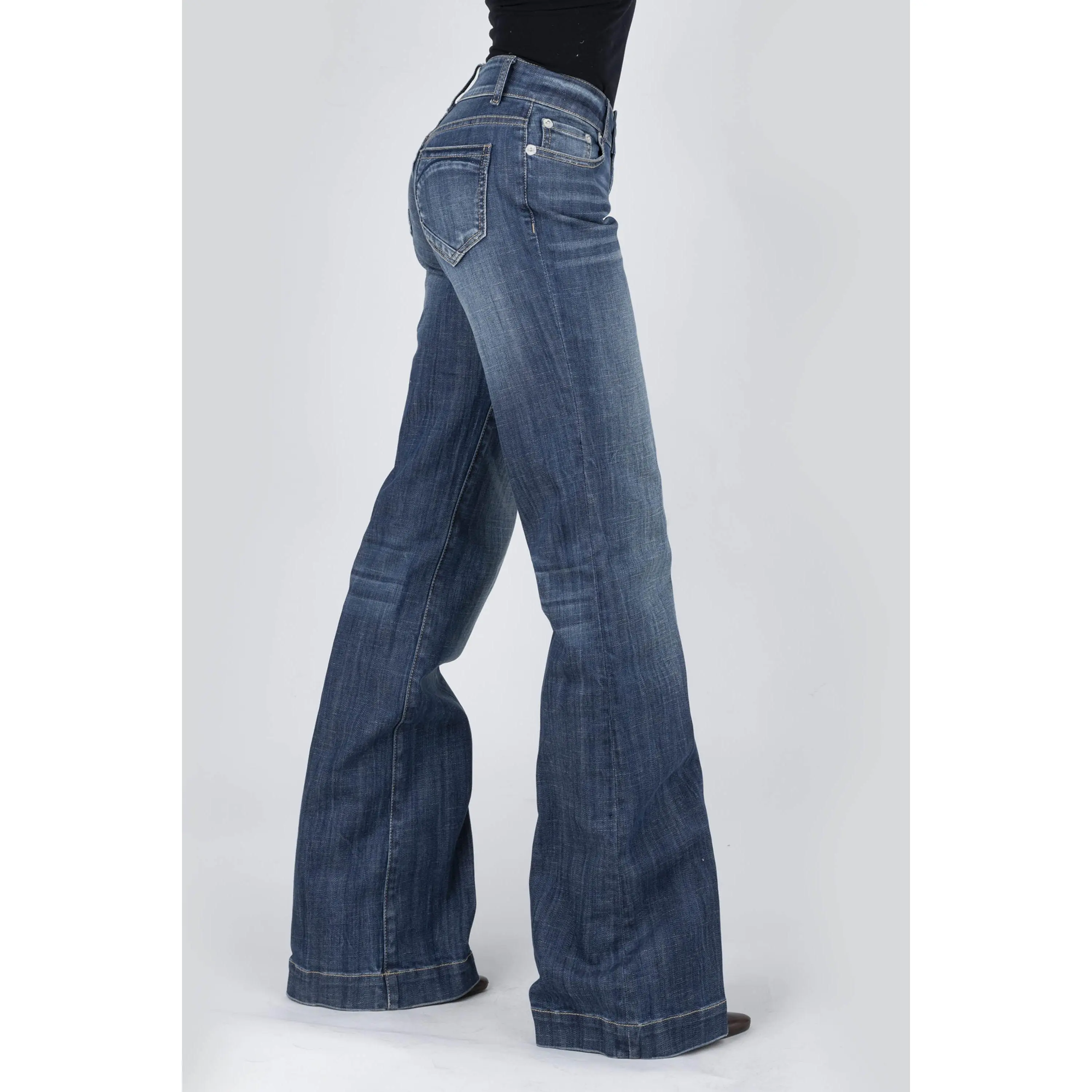 Women's Stetson Dark Wash Western Trouser Jean