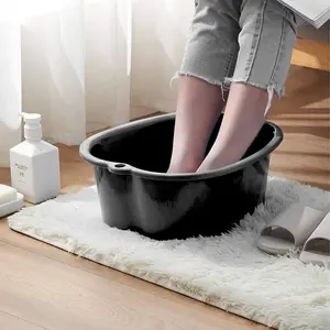 Foot Soaking Bath Basin, Large Plastic Foot Basin Bath Spa Tub Feet Massage for Soaking Foot,Toe Nails, and Ankles,Pedicure,Improved Sturdy Portable Feet Tub