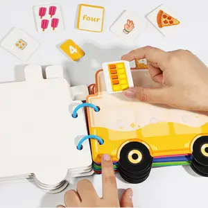 Interactive Educational Book for Kids, Self-Adhesive Pages, Engaging Activities and Tests, Reusable, Vibrant Design, Learning Materials, School Travel and Home Use