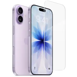 GuardZilla Tempered Glass for iPhone 16 - High Definition Clarity, Reinforced Glass, Heat & Waterproof, Easy Installation Kit, Screen Protector