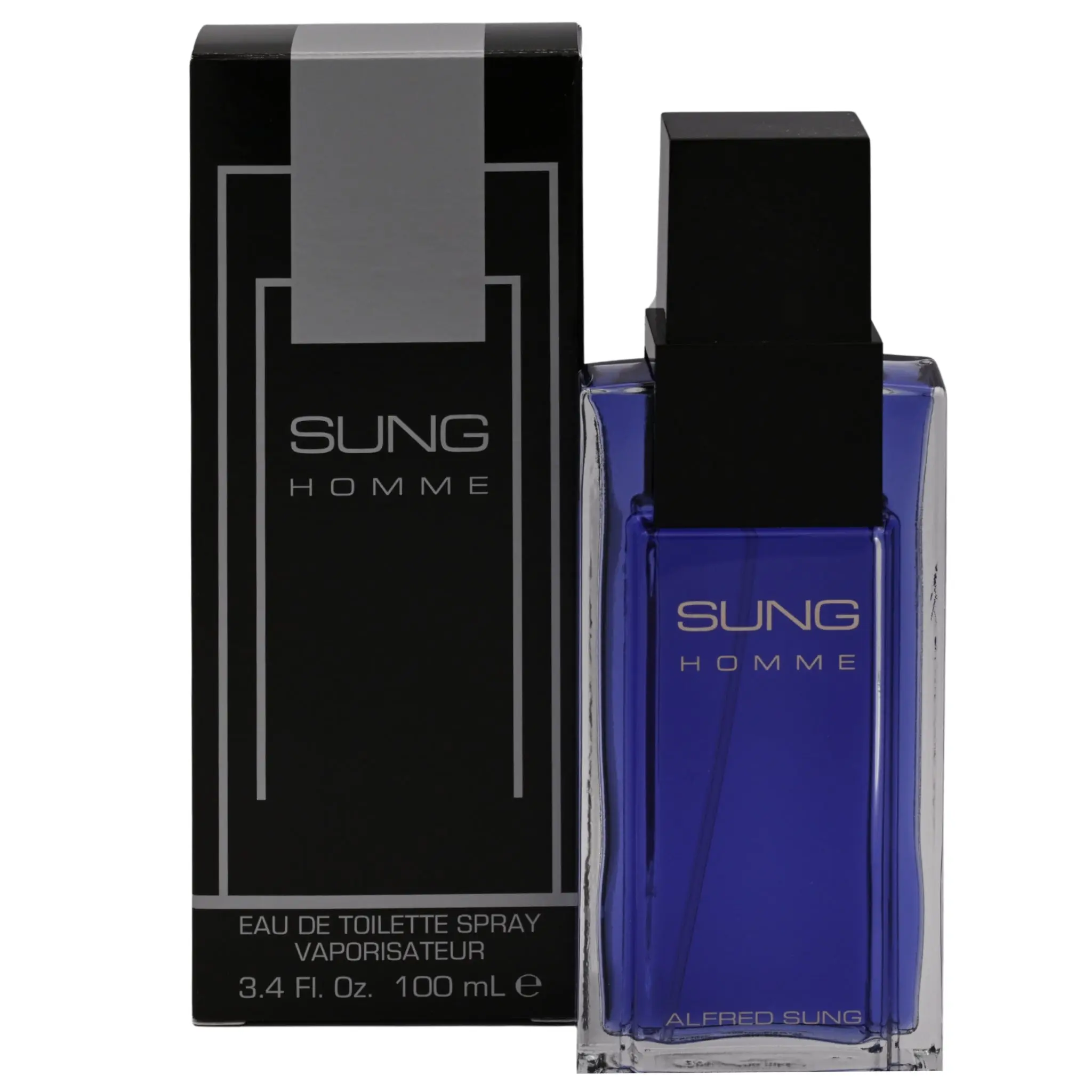 Alfred Sung Homme Men's Eau de Toilette (EDT) Cologne - Alcohol-Based, Zesty, Multi-Scent Lemon Men's Fragrance, 3.4 fl oz, Single Item, New in Box, with Bergamot Notes, Alcohol-Based Men's Fragrance