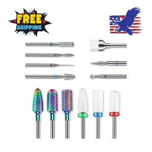 13PCS 3/32” Professional Drill Bits Nail Tech Set
