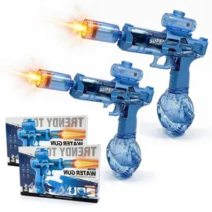 （2PCS）CY085  Adult and children's electric water guns, Summer vibes,automatic high-power water guns, swimming pool toys, Summervibes,beach electric water guns, realistic muzzle flames.