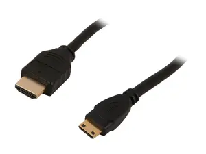 Nippon Labs MHDMI-6 6 ft. Premium HDMI Male to Mini HDMI Male Adapter Cable, Black