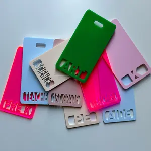 Teacher Edition Custom VERTICAL Badge Buddy - ID Accessories School Educator idbadge card lanyard nametag