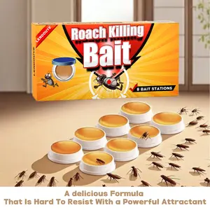 Roach Killer Indoor Infestation, Powerful Cockroach Killer Indoor Home for Roach Infestation, Highly Effective Roach Gel Bait Indoor Infestation Solution, Easy to Use & No Mess, Long-Lasting