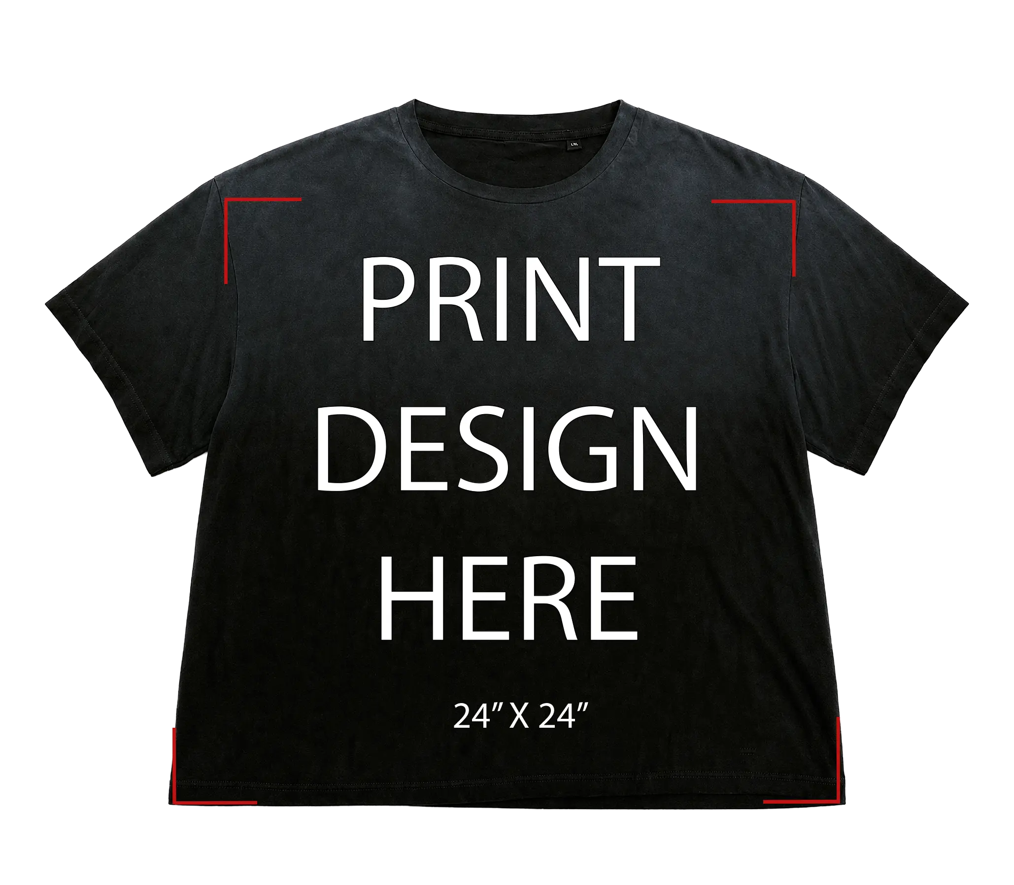 Sunfade Vintage Black Print