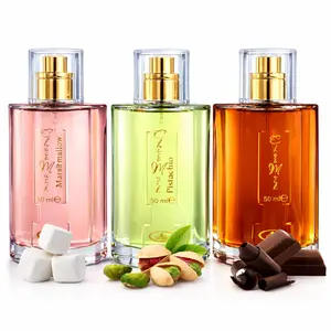 Al-Rehab Choco Musk Perfume Trio Unisex - Marshmallow, Pistachio, Choco Musk