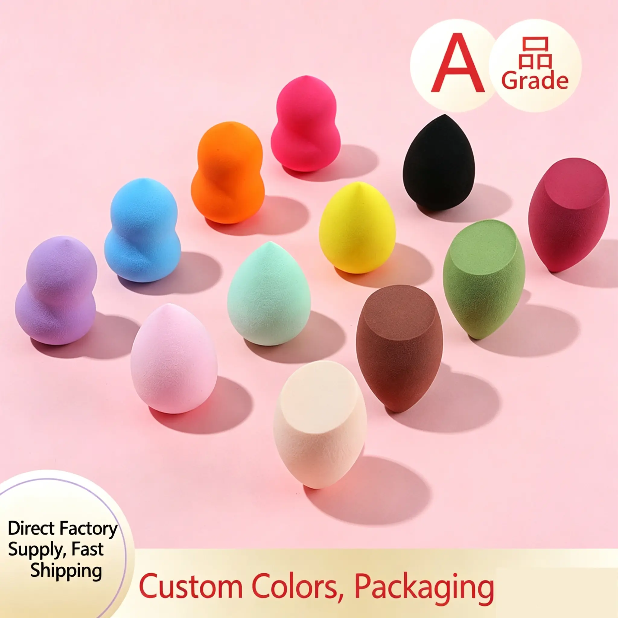 Painted Oversized Sponge for Fast & Smooth Makeup Blending by James Charles Oversized Painted Makeup Sponge, Soft Beauty Sponge for Fast Smooth Flawless Makeup Blending