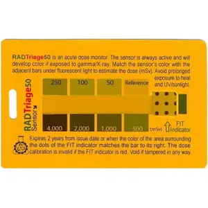 RADTriage FIT Personal  Detector for Wallet or Pocket,Nuclear  Detector,Electromagnetic Field  Detector,Anti  Dosimeter, Ready-to-Go Portable  Detector