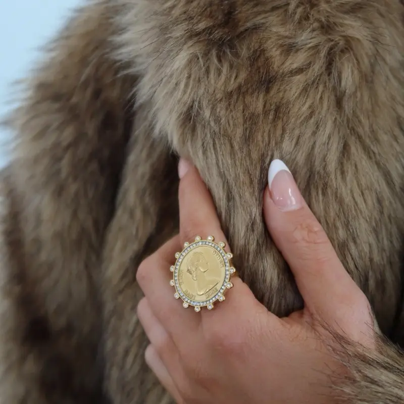 BLING COIN RING