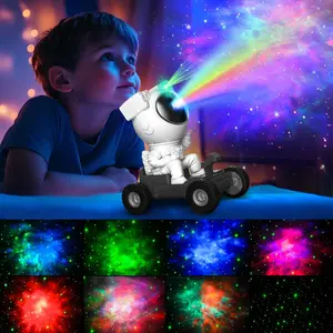 Astronaut Star Galaxy Projector Light 2.0 with Timer, 8 HD Nebula Effects,360° Buddy Planetarium Projector Night Light for Bedroom