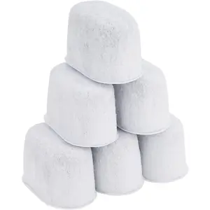 Charcoal Water Filter for Bre-ville Barista Pro BES878,Barista Espresso BES876,BES870xl,BES860xl,BES840xl,BES980xl,BES920xl,BES900xl,BKC600XL,BKC700XL Replacement(6pcs)