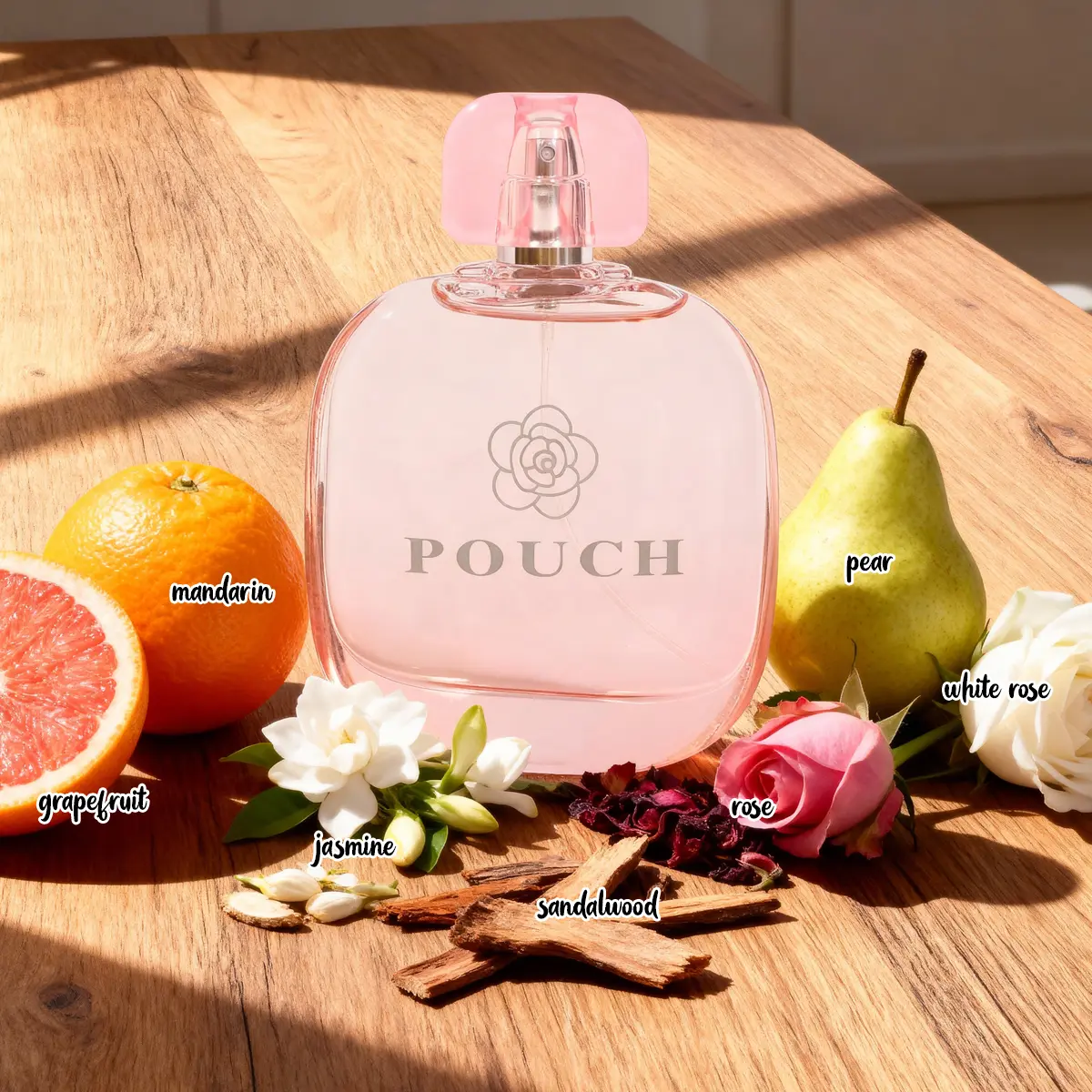 Trio Bundle of Pouch for Her, Pouch for Her Blush Rose and Pouch