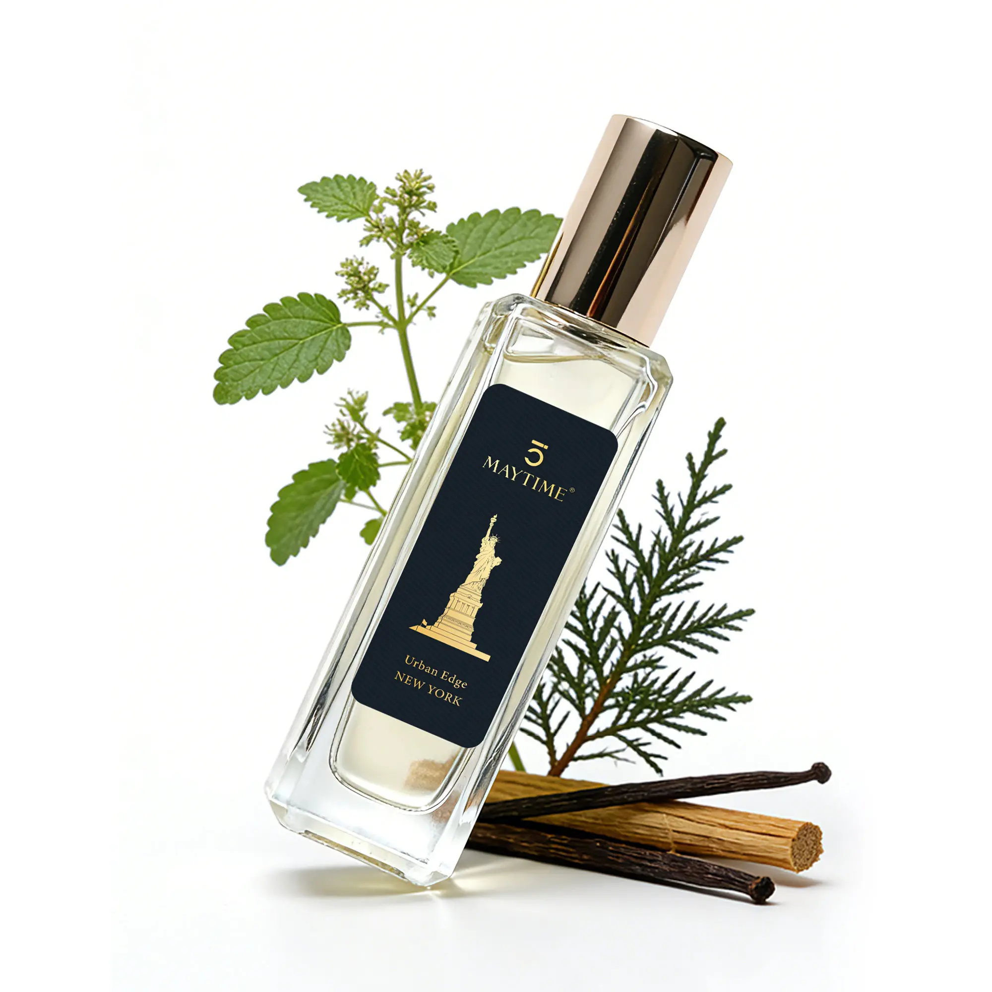 Maytime New York Scented Journeys Unisex Fragrance (30ml) – Urban Edge, Long-Lasting Eau de Parfum, Mini Travel Size, Woody Oriental with Leather & Patchouli, Perfect for Work & Daily Wear