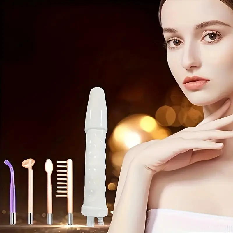 Four in one facial skincare stick, high-frequency facial massager, facial skincare set, portable home use skincare tool, Christmas gift, Valentine's Day gift, Facial Beauty Instrument