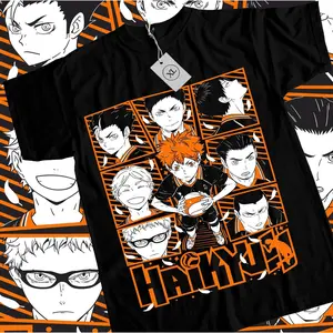Haikyuu T-shirt Volleyball #Kuroo #TetsurouKozume Kenma Anime Shirt All Size FCH