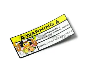 Warning Sticker: Hangry Warning Sticker: Hangry