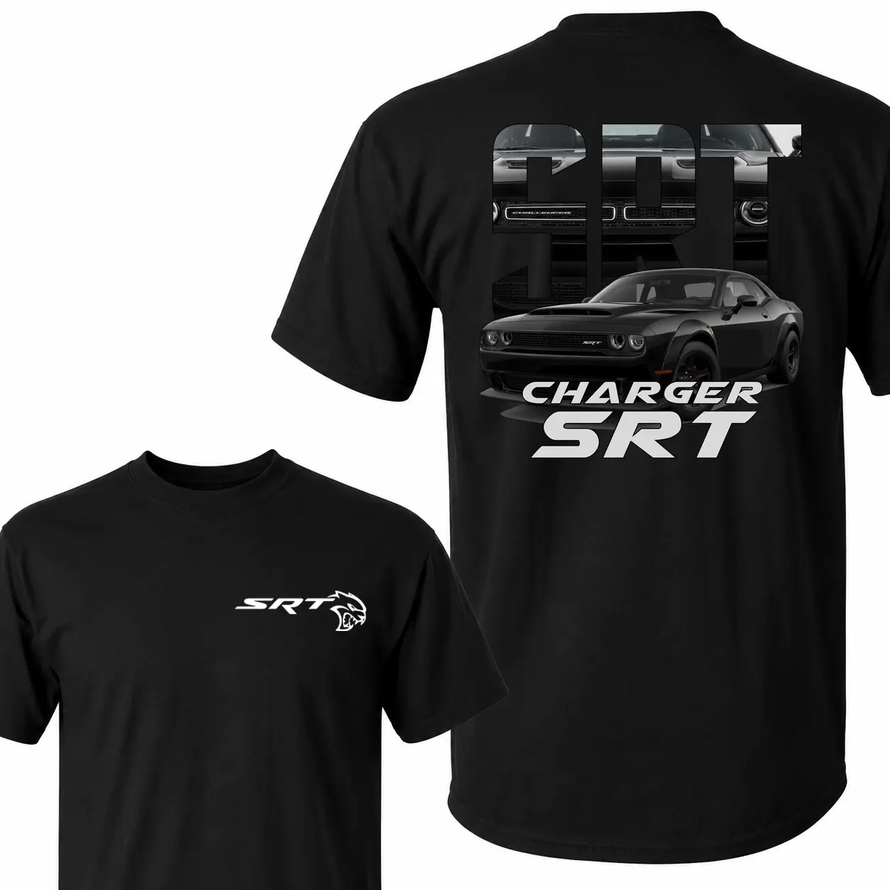 Dodge Charger SRT Hellcat Muscle Car Graphic T-Shirt