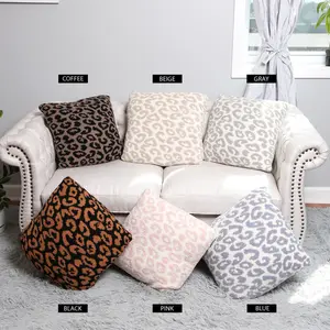 ComfyLuxe Leopard Pattern Luxury Soft Cushion Cover