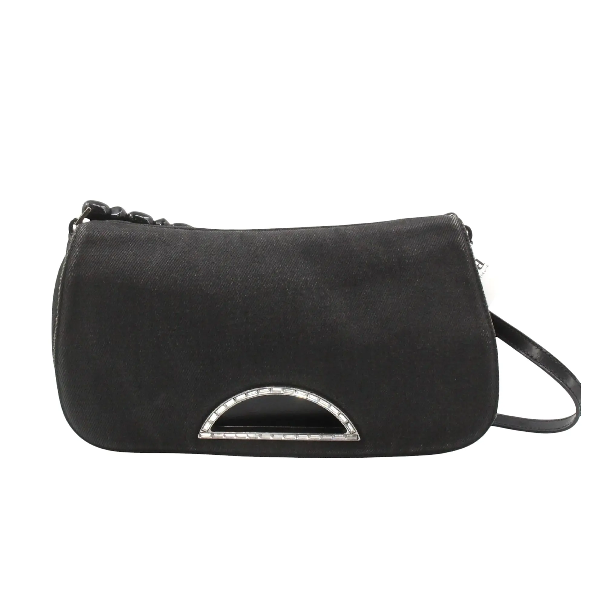 Pre-owned Dior denim Shoulder bags Maris Pearl Shoulder Bag (2260004830883)
