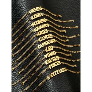 Fashionable Letter Design Bracelet, Letter Link Bracelet, Fashion Jewelry for Party, Daily Clothing Decor, Trendy All-match & Exquisite Jewelry for Birthday Gift