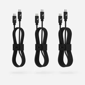 PowerKnit FLEX USB-C to USB-C 3-Pack Charging Cables
