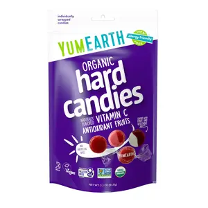 YumEarth Organic Vitamin C Hard Candies, Antioxidant Fruit, 3.3 oz (93.6 g)