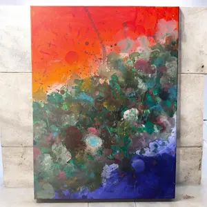 All day all night acrylic painting