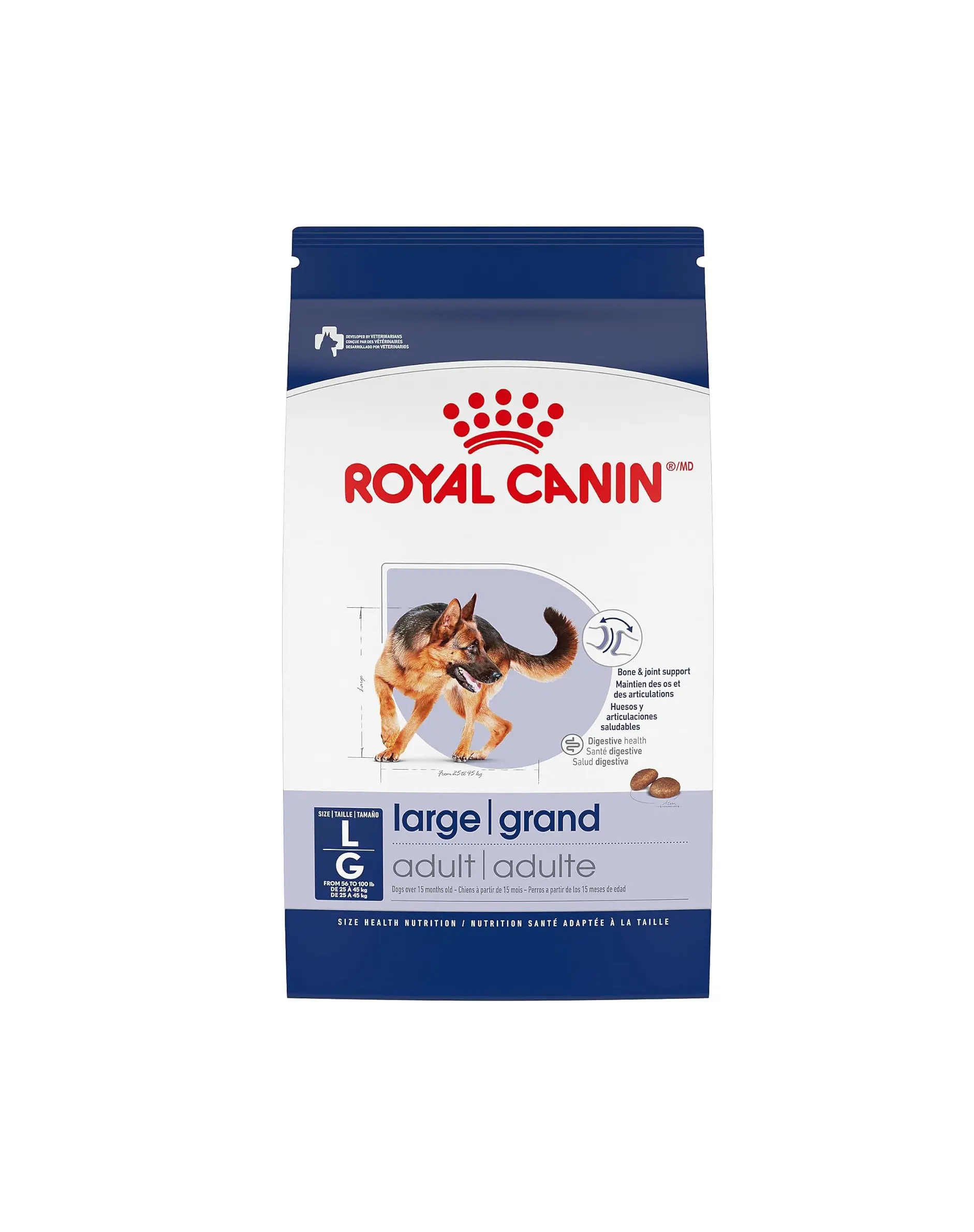 Royal Canin Size Health Nutrition Large Adult Dry Dog Food, 30 lb Bag