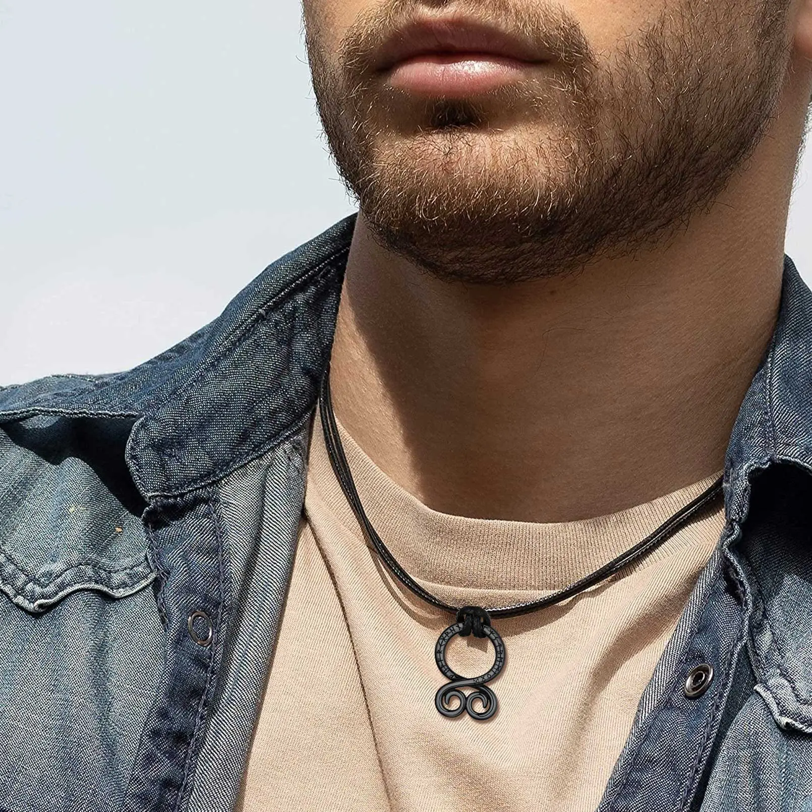 FaithHeart Classic Viking Troll Cross Necklace - Unisex Hypoallergenic 316L Stainless Steel Box Chain Pendant with Lobster Clasp, Casual Jewelry, Gift Boxed Gift Ideas, Hypoallergenic Cross Necklaces, Box Chain Bracelet