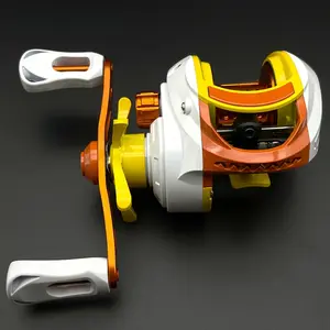 [W] Baitcasting Reel, 7.2:1 High Speed Gear Ratio, 8kg Max Drag, Left/Right Handle, Magnetic Brake, Perfect for Trout, Pike & Bass - Durable Fishing Tackle