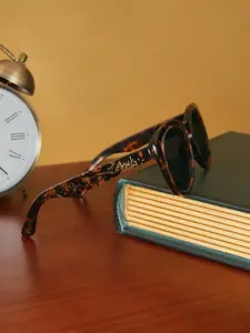 HARRY POTTER X SHEIN Tortoise Shell Brown Vintage Round Shaped Women's Fashion Glasses