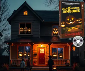 AtmosFX Jack-O-Lantern Jamboree Halloween Digital Decoration on DVD