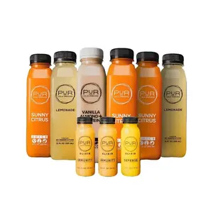 IMMUNITY & WELLNESS DETOX Cold Pressed Juice Kits (JUICE + SHOTS) Vitamin Beverage Lemon Natural