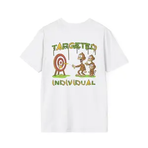 Targeted Individual T-Shirt — Graphic Satire Backprint Tee