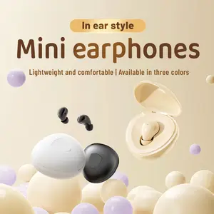 Single Tiny Hidden Sleep Earbuds, Lightweight Comfortable All-Night Wear, Bluetooth 5.4 Wireless Earphones for Side Sleeping & Daily Use