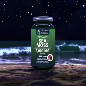 Sea Moss Capsules - Irish Sea Moss Advanced with Burdock Root, Bladderwrack and Muira Puama for Immunity, Gut, Skin & Energy - 120 Irish Seamoss Pills