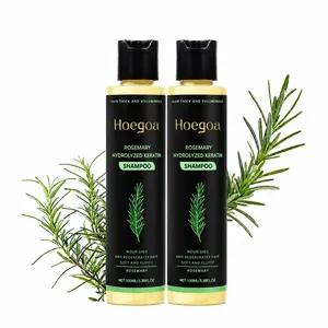 Rosemary Shampoo with Hydrolyzed Keratin Promotes Hair Growth Controls Oil Dandruff Soothes Scalp Irritation Restores Shine, 100ml