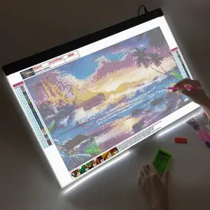 💖Adjustable Brightness Diamond Painting Light Pad | USB Art Board Perfect Gift