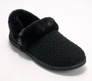 Skechers Cozy Campfire Vegan Quilted Knit Slippers -Frosty Promise