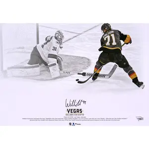 William Karlsson Vegas Golden Knights Autographed 16" x 20" Goal Between Legs Spotlight Photograph - Fanatics Authentic Certified