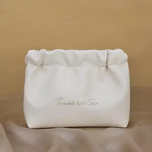 Portable Data Cable Storage Bag, 2 Counts/set Mini Automatic Closing Bag, Lipstick and Change Storage Bag, Makeup Bag, Travel Toiletries Bag, Makeup Organizer Pouch