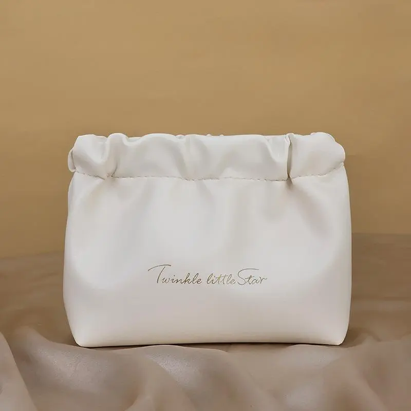 Portable Data Cable Storage Bag, 2 Counts/set Mini Automatic Closing Bag, Lipstick and Change Storage Bag, Makeup Bag, Travel Cosmetic Bags, Travel Toiletries Bag, Makeup Organizer Pouch, Travel Accessory, Toiletry Bags