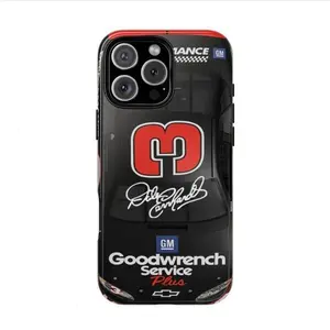 Dale Earnhardt Chevrolet Monte Carlo NASCAR pattern iPhone case for 17/16/15/14/13/12/11 Pro Max/Plus. Great for coworkers and colleagues.