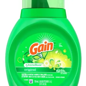 Gain Liquid Laundry Detergent, Original Fresh, 25oz Bottle