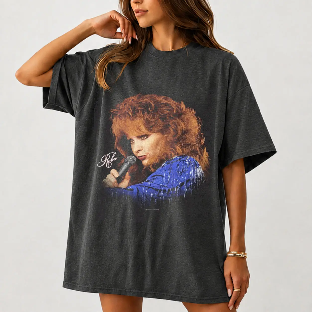 Reba Country Music Tour 1996 Graphic Tee For Woman And Man
