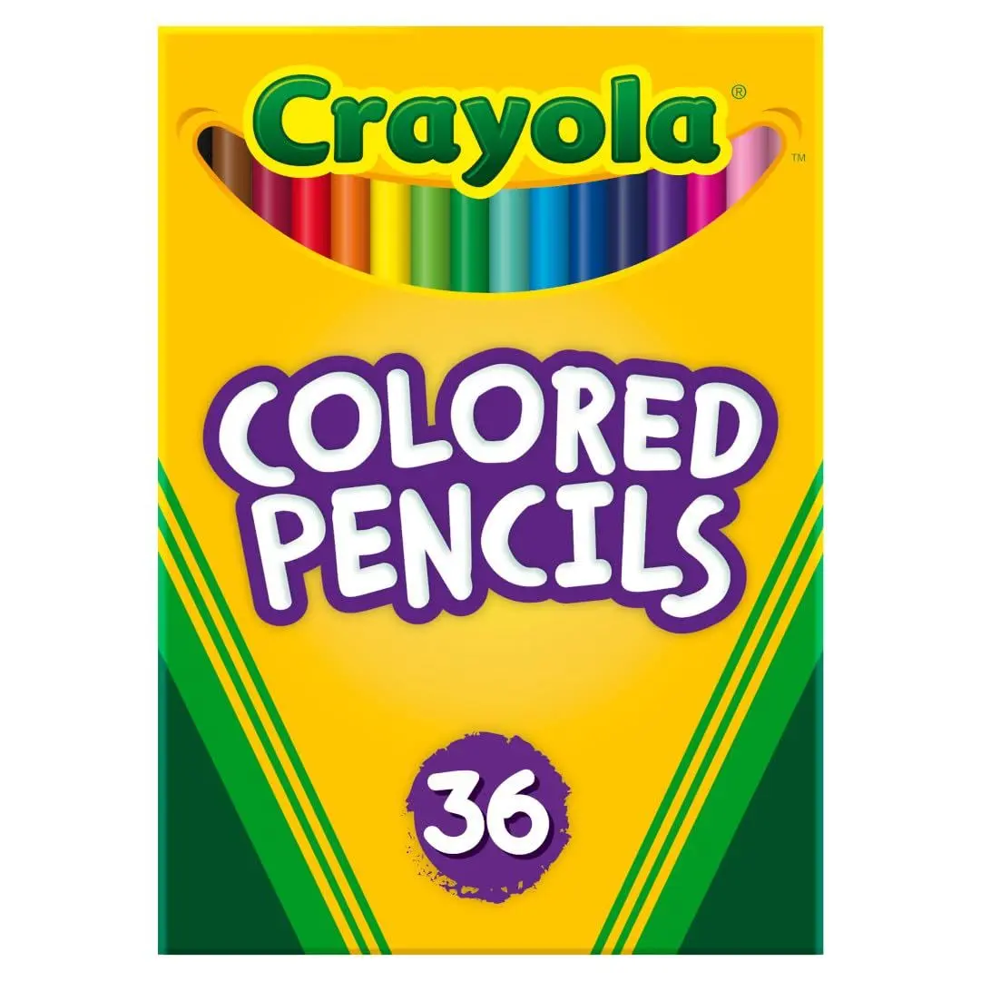 Crayola Colored Pencils (36ct), Teacher School Supplies for Kids & Adults, Preschool Classroom Must Haves, Coloring Gift, Ages 3+